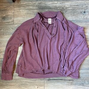 We the free gauzy crop top